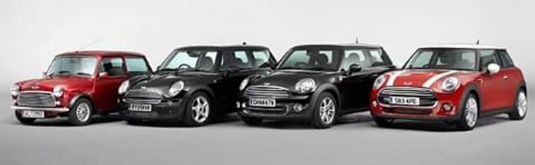 Vier Generationen Mini bis BMW