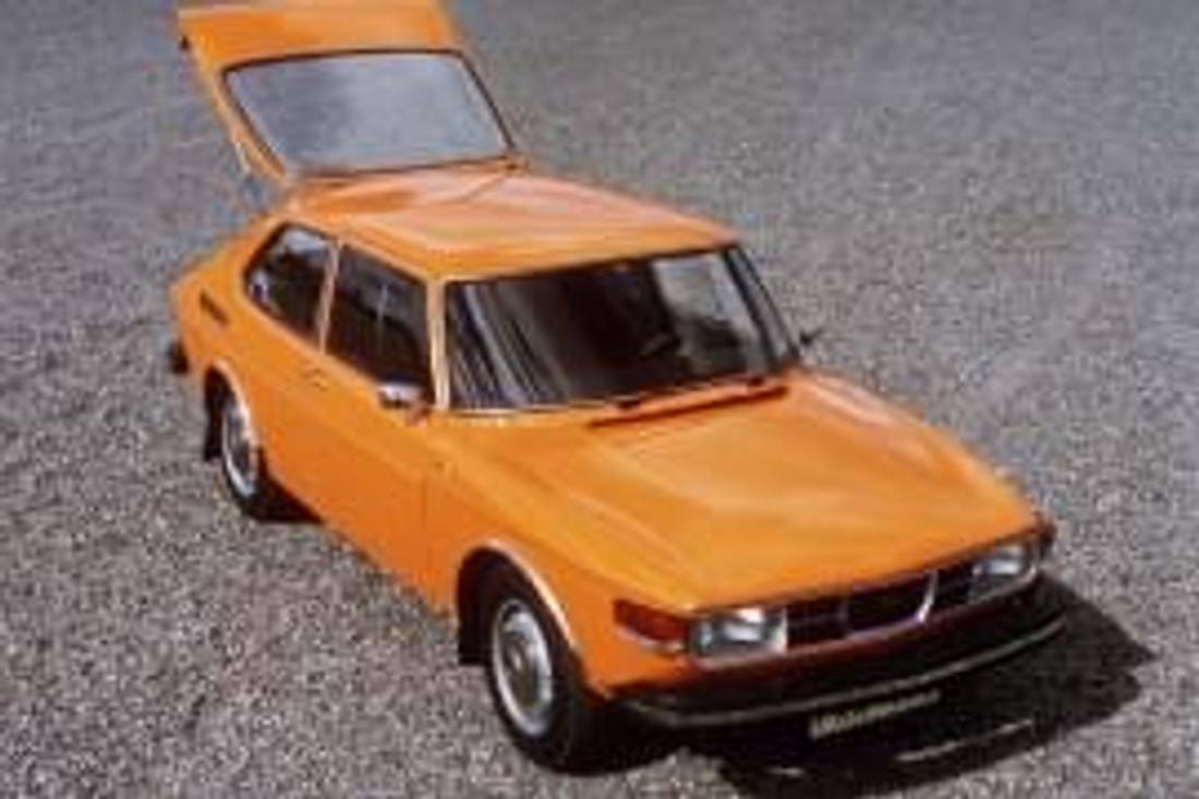 Saab 99 Blick von oben