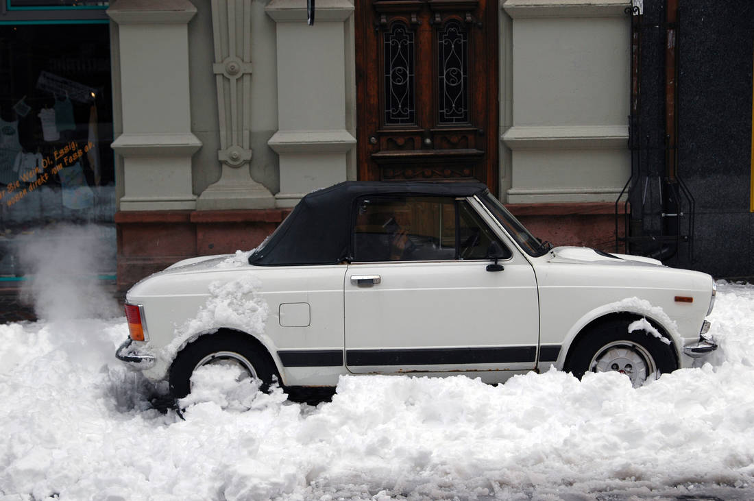 All driving covertible in winter - handy tips