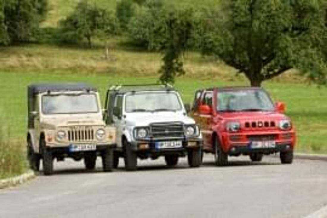 Suzuki LJ80, Samurai und Jimny Vorderansichten